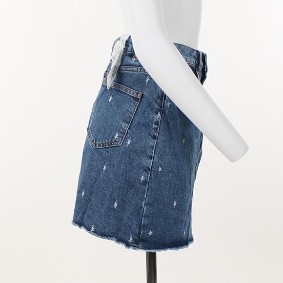 Maje Jianki Embroidered Denim Mini Skirt - Picture 5 of 5